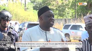 Governor Bojang Leads Talks Between Women Gardeners Of Faraba Kairaba And UTG [upl. by Lihka796]