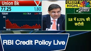 RBI Credit Policy Live MPC Keeps Repo Rate Unchanged At 65 [upl. by Odraccir]