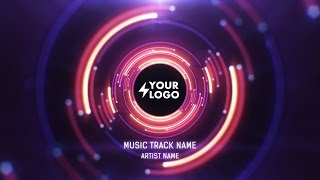 Audio React Tunnel Music Visualizer  After Effects Template by SoundVisiblecom [upl. by Aelram753]