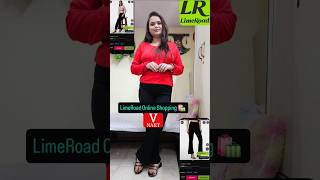 LimeRoad Online Shopping 🛍 LimeRoadOfficial youtubeshorts review shorts fashion hull [upl. by Drannek]