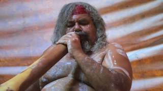 Traditional Didgeridoo Rhythms by Lewis Burns Aboriginal Australian Artist [upl. by Billie]