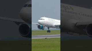 ☘️Aer Lingus☘️Landing at Cork Airport🛩️ aviation planespotting landing shorts youtubeshorts [upl. by Glendon]