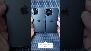 iPhone 13 Pro Max Graphite vs iPhone 16 Pro Max Black Titanium  Color Check [upl. by Ennoved]