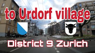 🚙Driving from District 9 Zurich to Urdorf villageZurich  Switzerland🇨🇭 [upl. by Onaicram]