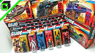 Retro GI JOE Walmart Exclusive Hasbro action figures IN BOX Sneak Preview [upl. by Anaitsirc66]