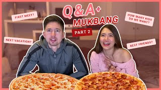 Mukbang  QampA with The Birchmores Part 2  Bangs GarciaBirchmore [upl. by Ylrahc]