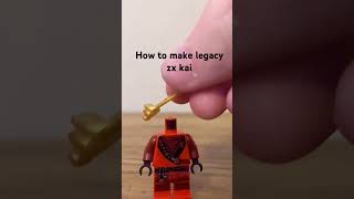 How to build legacy zx kai lego legoninjago ninjago [upl. by Atreb925]