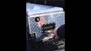 BA Accessories Load amp Lock Truck Tool Box Demonstration [upl. by Pippy]