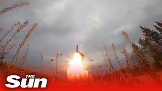 Russian forces fire YARS missile in nuclear exercise against the West [upl. by Nylauqcaj310]