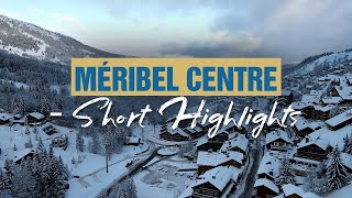 Méribel Centre Aerial Views  Short Highlights 4K [upl. by Howenstein]