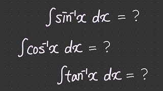 arcsin arccos arctan 역삼각함수 적분 부분적분으로 Cal0701 Integration by Parts [upl. by Ametaf809]