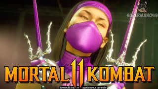 PLAYING WITH KLASSIC MILEENA  Mortal Kombat 11 quotMileenaquot Gameplay [upl. by Dexter]