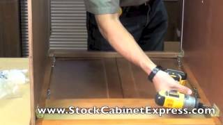 How to Assemble a Base Cabinet  Ready to Assemble Cabinets  Stock Cabinet Express [upl. by Sabanrab629]