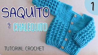 Chaleco a crochet fácil y rápido para bebé ¡Paso a paso [upl. by Haleehs]