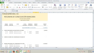 Curso Virtual Gratuito  Conciliación Bancaria en Excel [upl. by Lebbie]