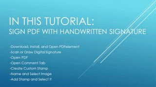 How to Sign PDF with Handwritten Signature [upl. by Doerrer]