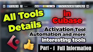 How To Use Cubase 5 Tools  Cubase Beginner Tutorial In Hindi  All Tools Information  Learn Cubase [upl. by Deehsar745]