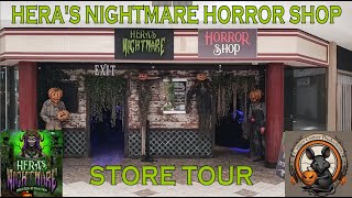 HERAS NIGHTMARE HORROR SHOP STORE TOUR WESTMINSTER MARYLAND [upl. by Etnovahs223]