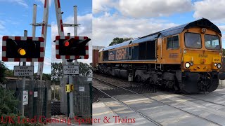 Sleaford North Level Crossing Lincolnshire [upl. by Ehlke]