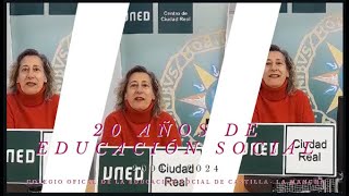 20 Aniversario del CESCLM Luisa Lillo RamiroCoordinadora UNED de Alcázar de San Juan [upl. by Bensen]