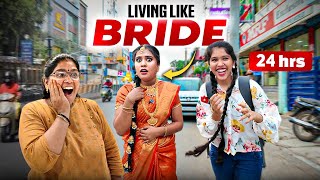 🔥Akka Became BRIDE😱 for 24 hrs  😂FUN Overloaded Challenge😜  Ammu Times [upl. by Scheider]