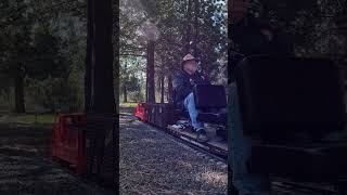 Rolling out at Train Mountain Railroad Museum livesteam 75gauge modeltrains [upl. by Bernard]