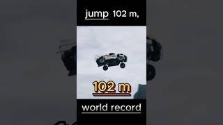 World Record car Jump 102m worldrecordjump [upl. by Morris640]