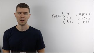 Laplace Transform of a Piecewise Function Unit Step Function [upl. by Smallman]