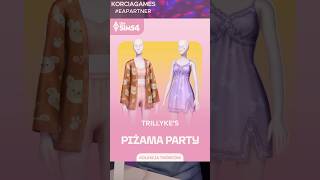 Piżama Party Kolekcja The Sims 4 sims4 eapartner thesims4 [upl. by Carline560]