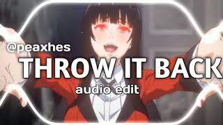 Throw it Back abow  TarioP  Edit audio [upl. by Elgar]