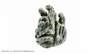 Statuette en Labradorite Madagascar [upl. by Cyrille245]