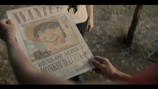 Luffy gets his first bounty poster One Piece live action Netflix [upl. by Kcoj]