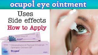 ocupol eye ointment  ocupol eye ointment how to apply  ocupol eye ointment uses in hindi [upl. by Meece647]