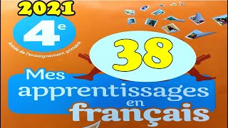 mes apprentissages en français page 38 4AEP [upl. by Rochella]