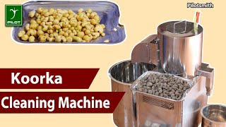 Koorka Cleaning Machine  Potato Ginger Turmeric [upl. by Haem]