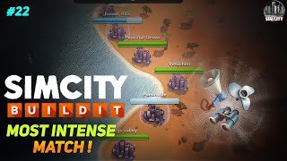 Most Intense Match In SimCity BuildIt  50K  Points 🤯  SimCity BuildIt Ep22 Hindi [upl. by Royden]