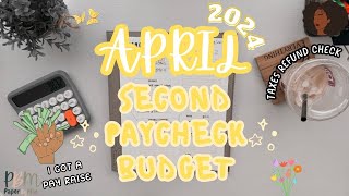 April Second Paycheck Budget  Tax Refund  Financial Freedom  Millennial Marriage [upl. by Ambrogio589]