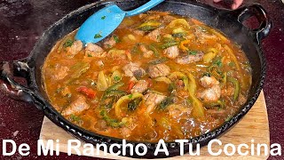 Si Ya No Sabes Como Hacer La Carne De Puerco Prepara Estas Costillitas Con Rajas [upl. by Ligriv]