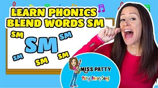 Learn Phonics Song for Children Blends Songs Letter Sm  Consonant Song for Kids by Patty Shukla [upl. by Ardekan]