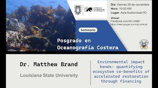 Seminario Posgrado en Oceanografía Costera [upl. by Anirol50]