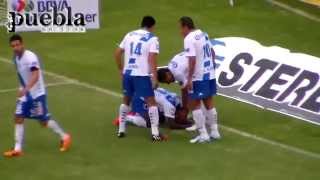 Puebla vs Morelia 32 Jornada 7 Apertura 2014 Debut de quotEl Chelisquot [upl. by Arayt167]