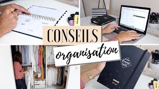 Mes conseils pour être organisé au quotidien [upl. by Sarena]