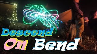 Drum Circle and Lighted Hula Hoop  Descend On Bend 2017 [upl. by Rhys]