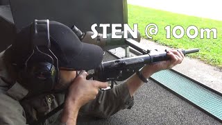 9x19mm STEN Mk2 Machine Carbine  SMG At A Rather Optimistic 100m [upl. by Sherill]