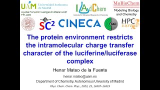 The protein environment restricts the intramolecular charge transfer of luciferineluciferase [upl. by Ozen917]