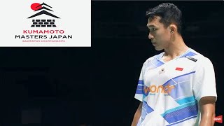 Jonatan Christie Ina vs Lee Zii Jia mas  QF  Kumamoto Masters Japan 2024 [upl. by Ayhtak]