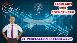 PROPAGATION OF RADIO WAVES RADIO AIDS FOR DGCA CPL ATPL GROUND STUDIES FOR PILOTS [upl. by Audly]