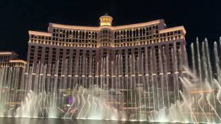 BELLAGIO FOUNTAIN SHOW  LAS VEGAS NV🇺🇸 [upl. by Georas709]