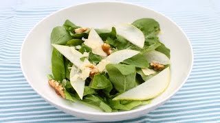 Easy recipe How to make pear rocket and walnut salad [upl. by Miguel690]