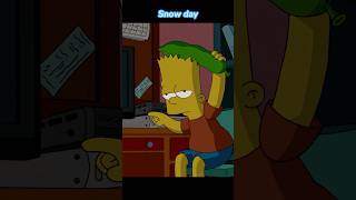 On a snowy day Bart has nothing to do Season 21 Episode 08 shorts funny simpsons [upl. by Aelrac]